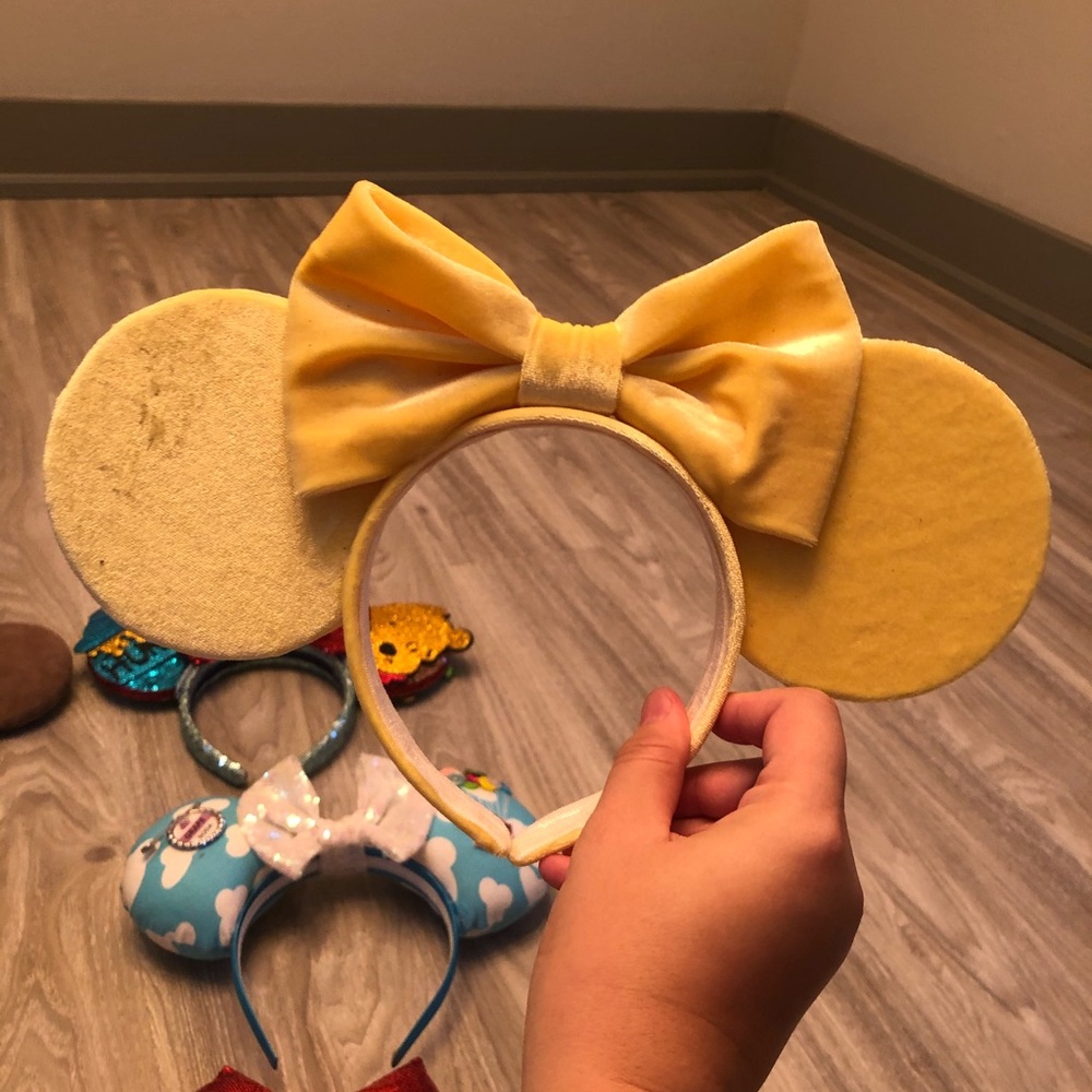 Velvet Mickey Mouse Ears